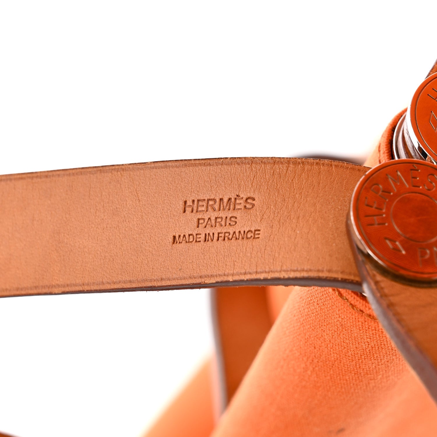 Hermes Toile Cabag 39 Orange 5 of 17