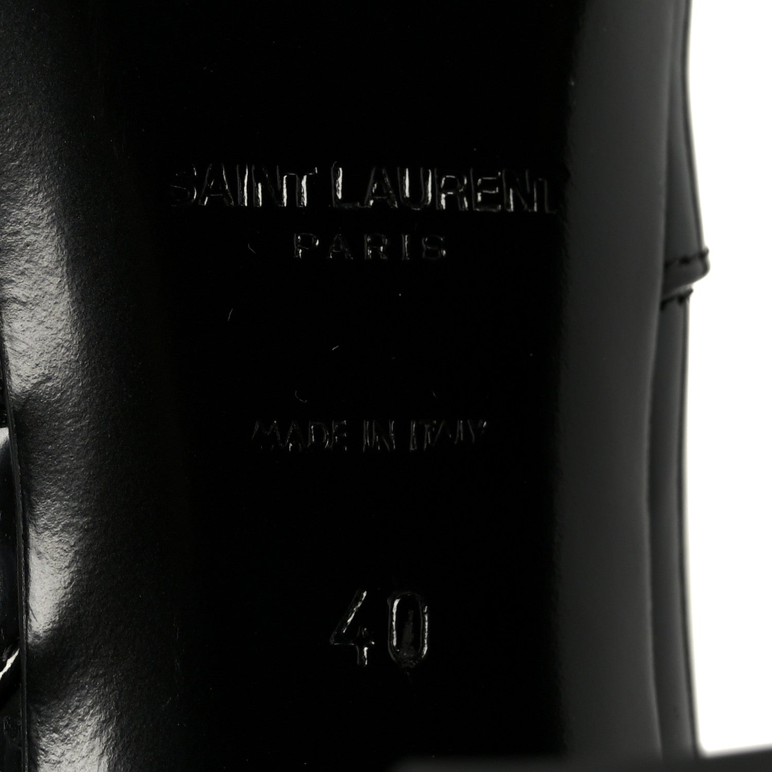 Saint Laurent Vitello Marilyn Betty 70 Ankle Zip Boots 40 Black 8 of 10