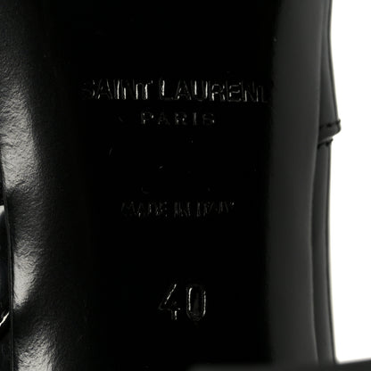 Saint Laurent Vitello Marilyn Betty 70 Ankle Zip Boots 40 Black 8 of 10