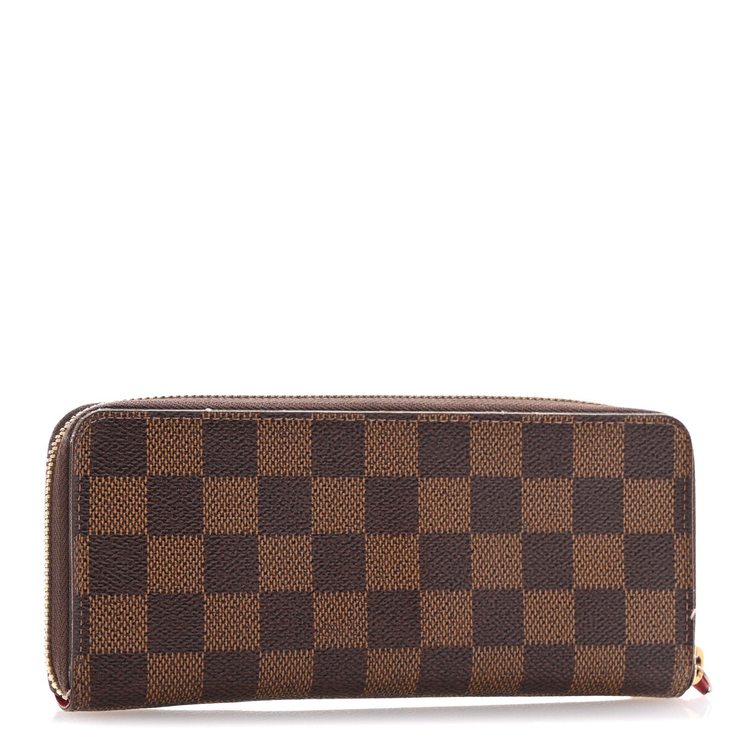 Louis Vuitton Damier Ebene Clemence Wallet Cherry 3 of 11