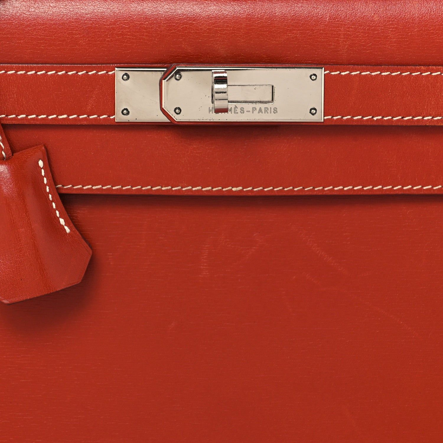 Hermes Box Kelly Sellier 28 Brique 8 of 18