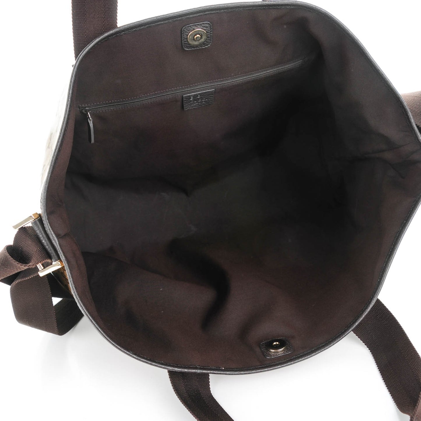 Crystal Monogram Travel Bag Brown