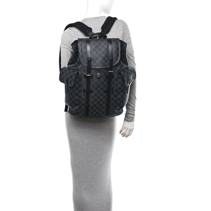Louis Vuitton Damier Graphite Christopher MM Backpack 2 of 9