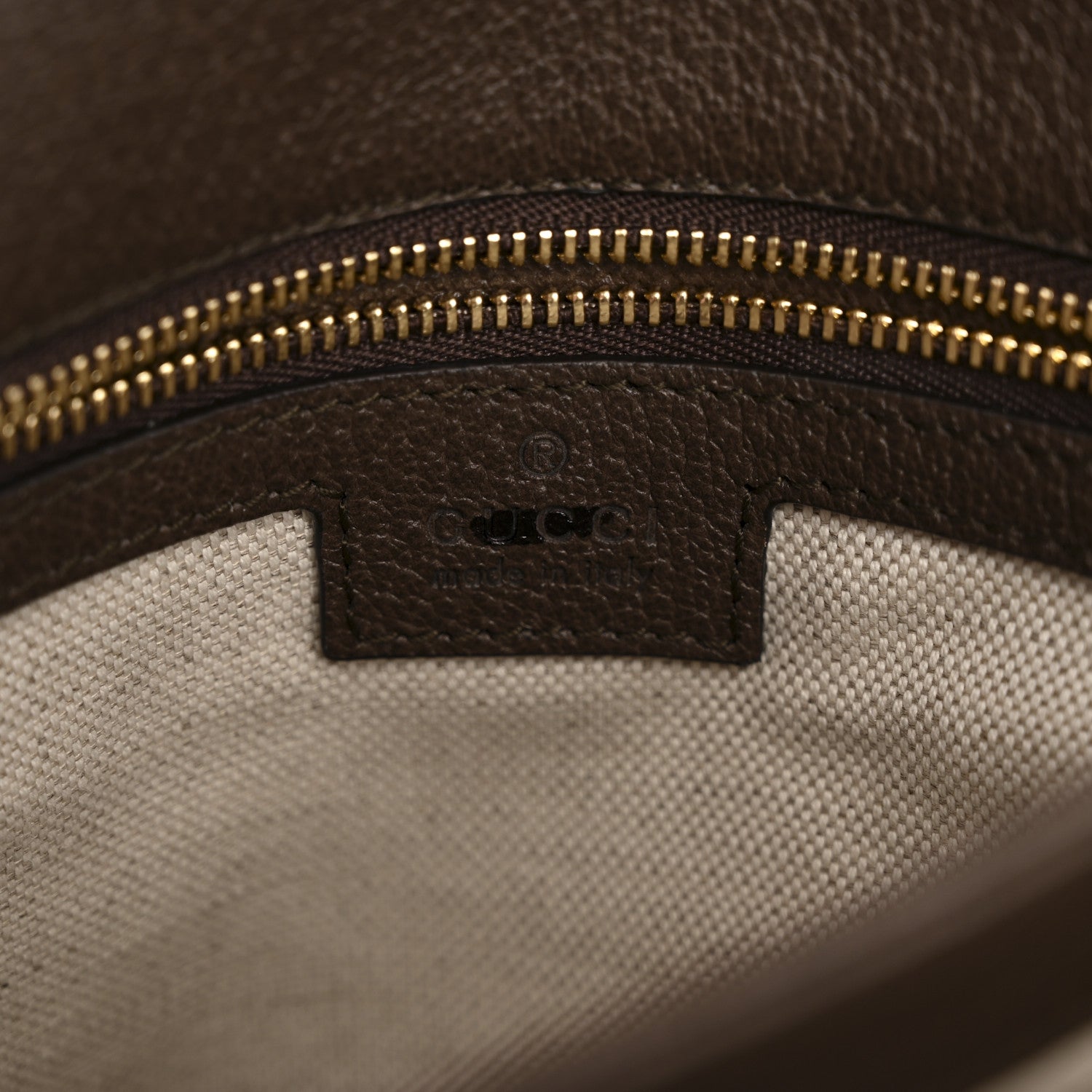 Gucci GG Supreme Monogram Textured Dollar Calfskin Web Medium Blondie Top Handle Shoulder Flap Bag Beige Ebony New Acero 6 of 12
