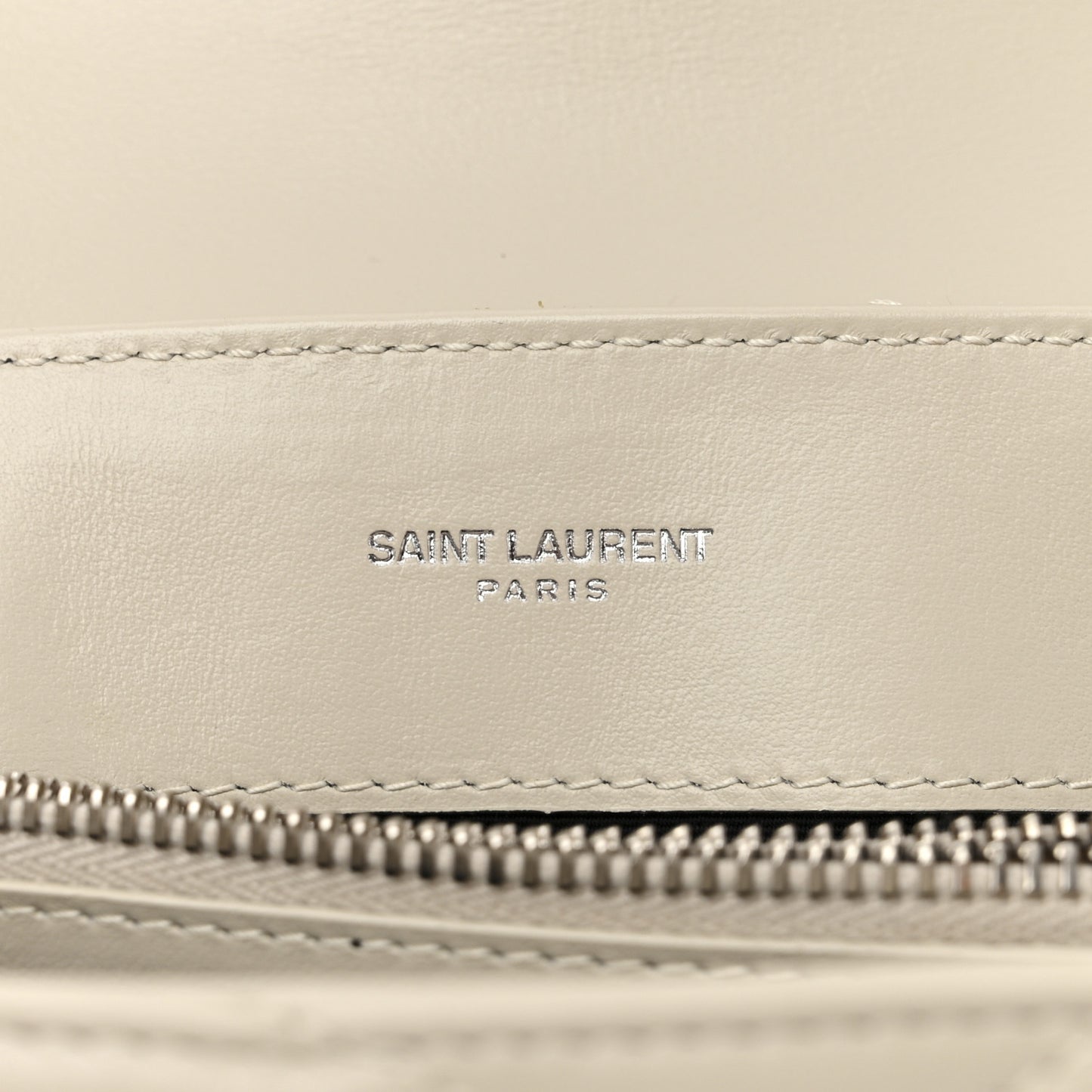 Calfskin Y Quilted Monogram Small Loulou Chain Satchel Crema Soft
