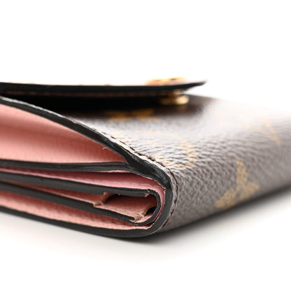 Louis Vuitton Monogram Zoe Wallet Rose Ballerine 7 of 9