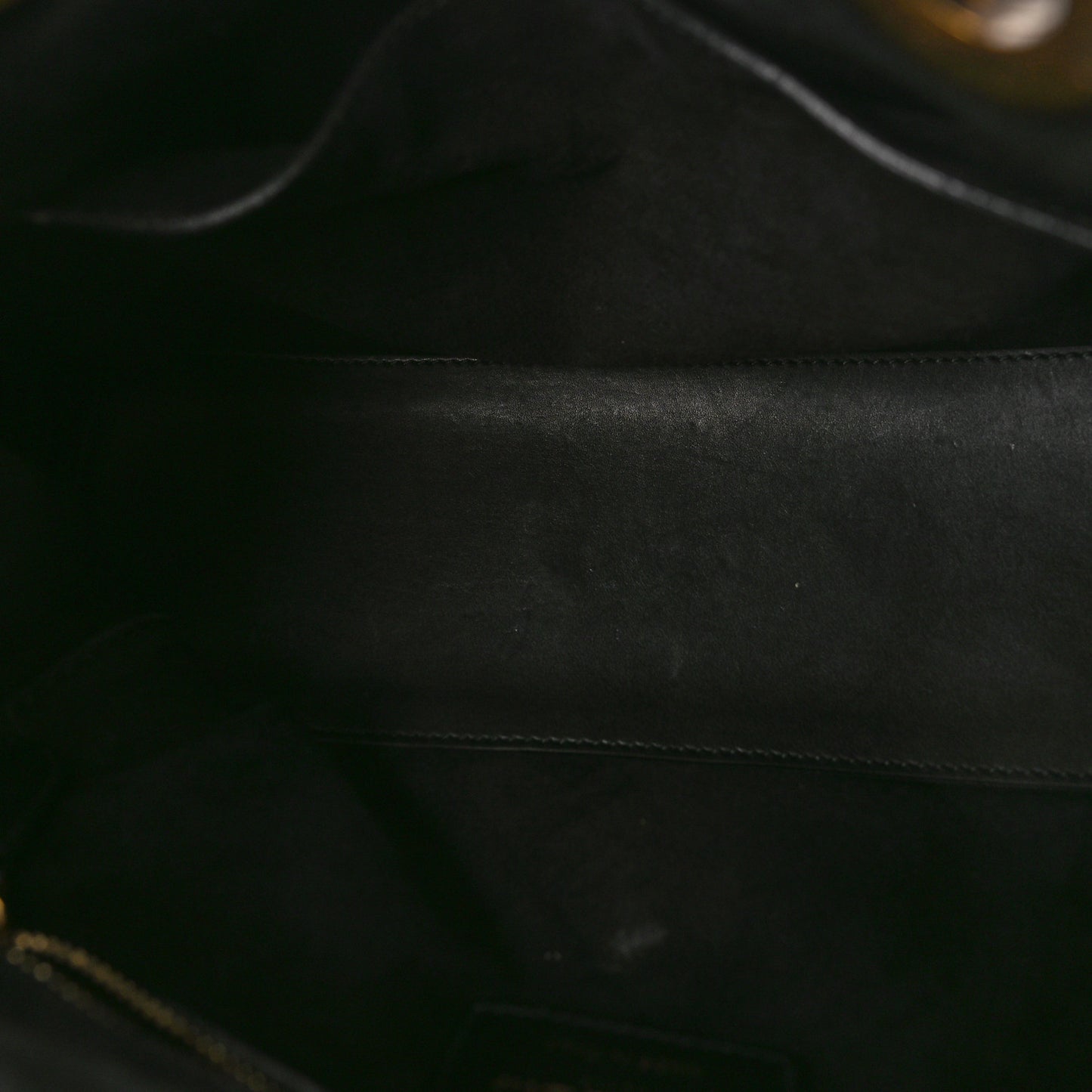 Calfskin Cannage Studded Medium Supple Lady Dior Black