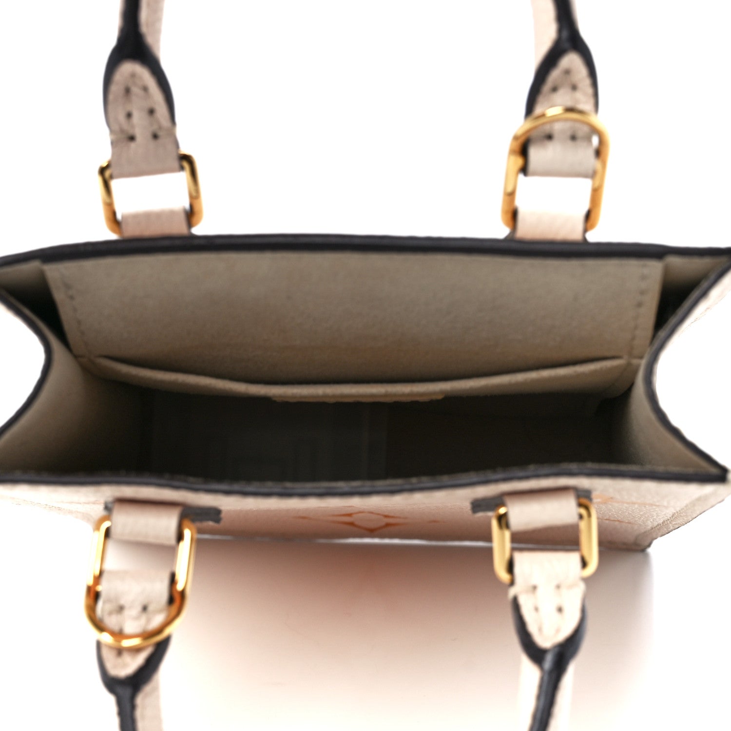 Louis Vuitton Empreinte Monogram Giant By The Pool Petit Sac Plat Cream Saffron 5 of 11