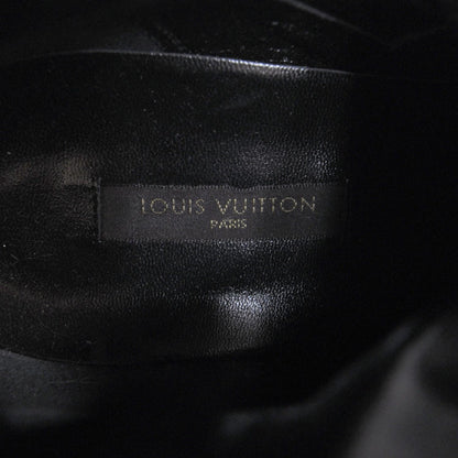 Louis Vuitton Suede Rabbit Fur Glacier Boots 38.5 Black 8 of 9