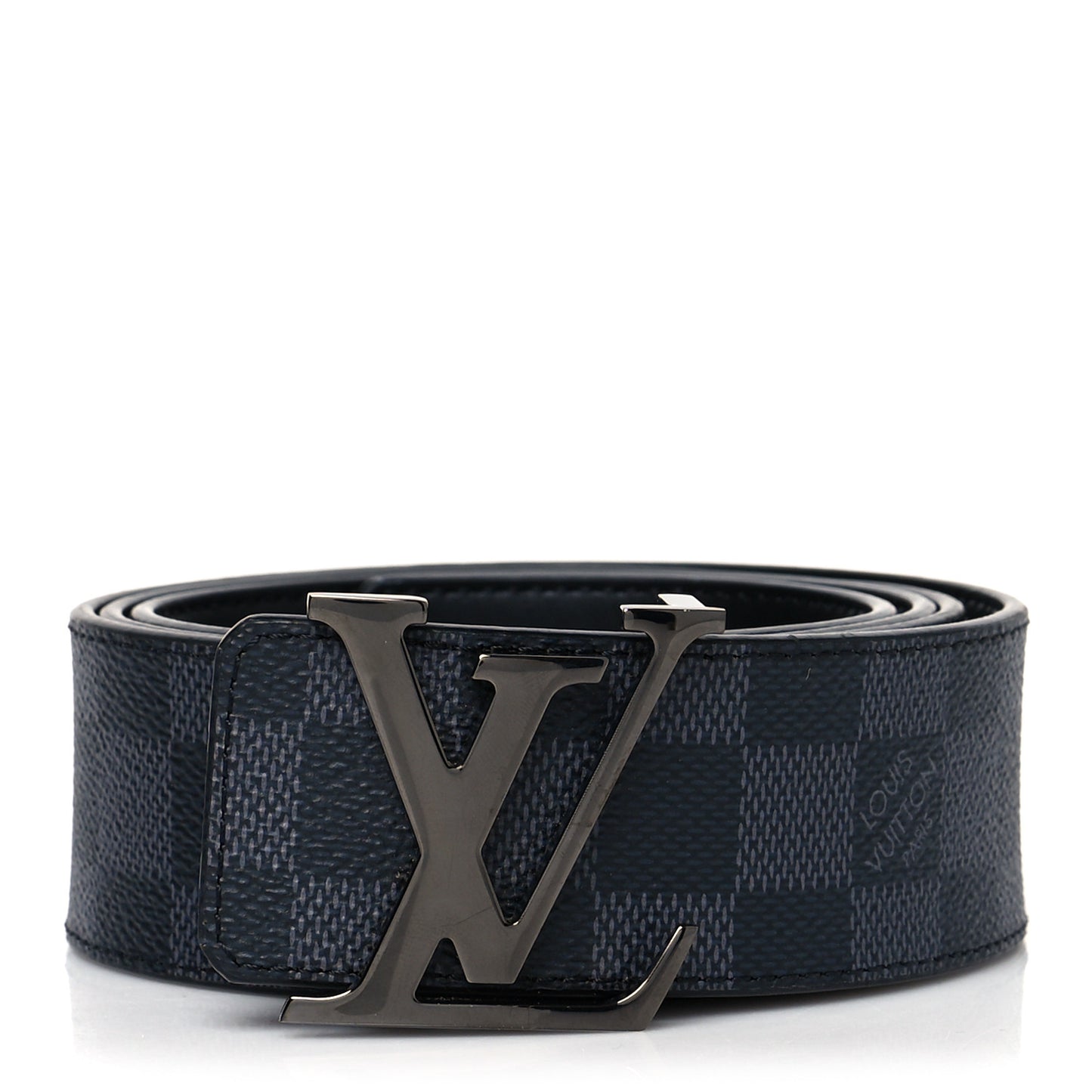 Damier Graphite 40mm LV Initiales Belt 95 38