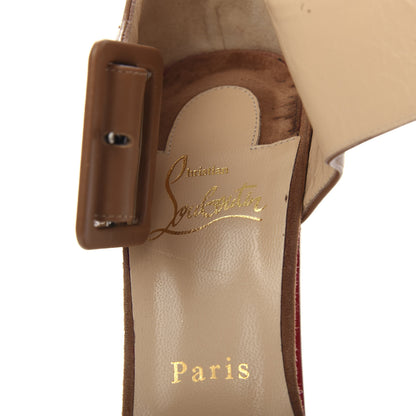 Christian Louboutin Calfskin Haute Retene 140 Platform Sandals 38.5 Noisette 8 of 11