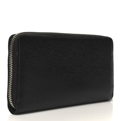 Gucci Calfskin GG Zip Around Wallet Black 3 of 13