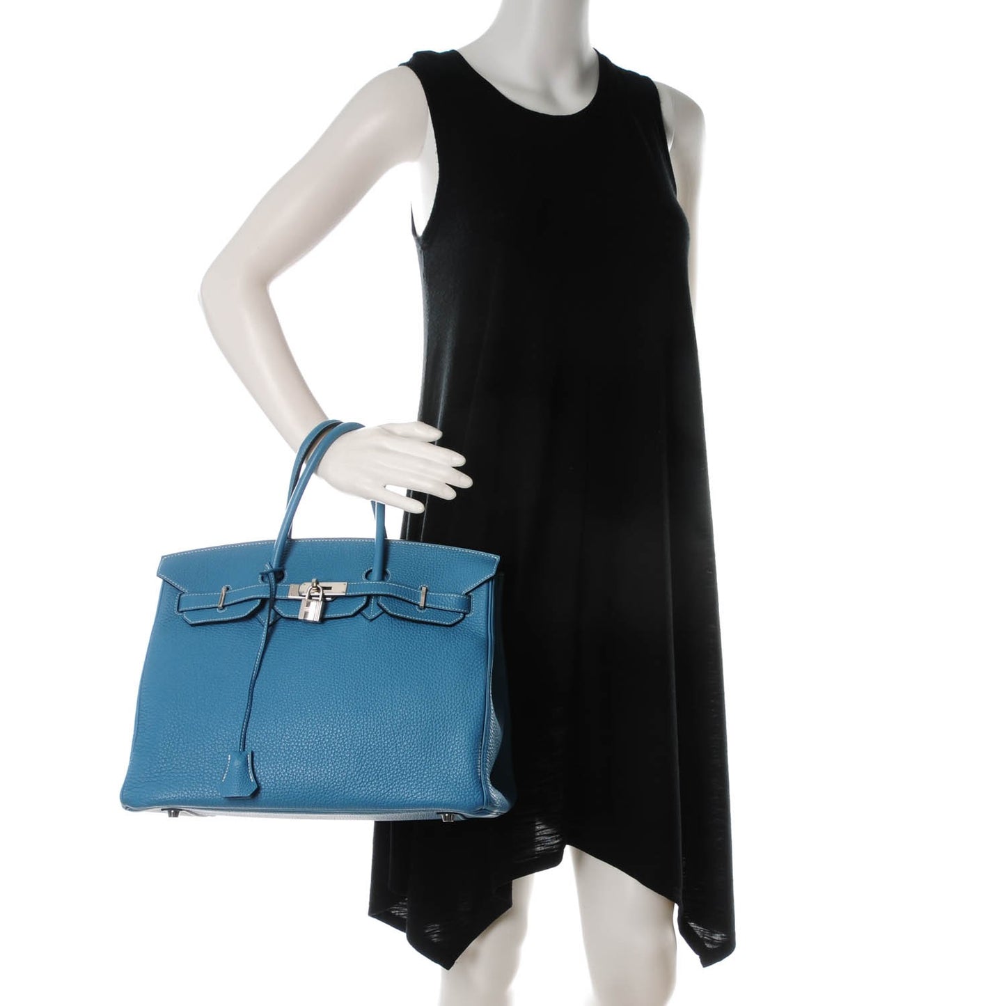 Togo Birkin 35 Blue Jean