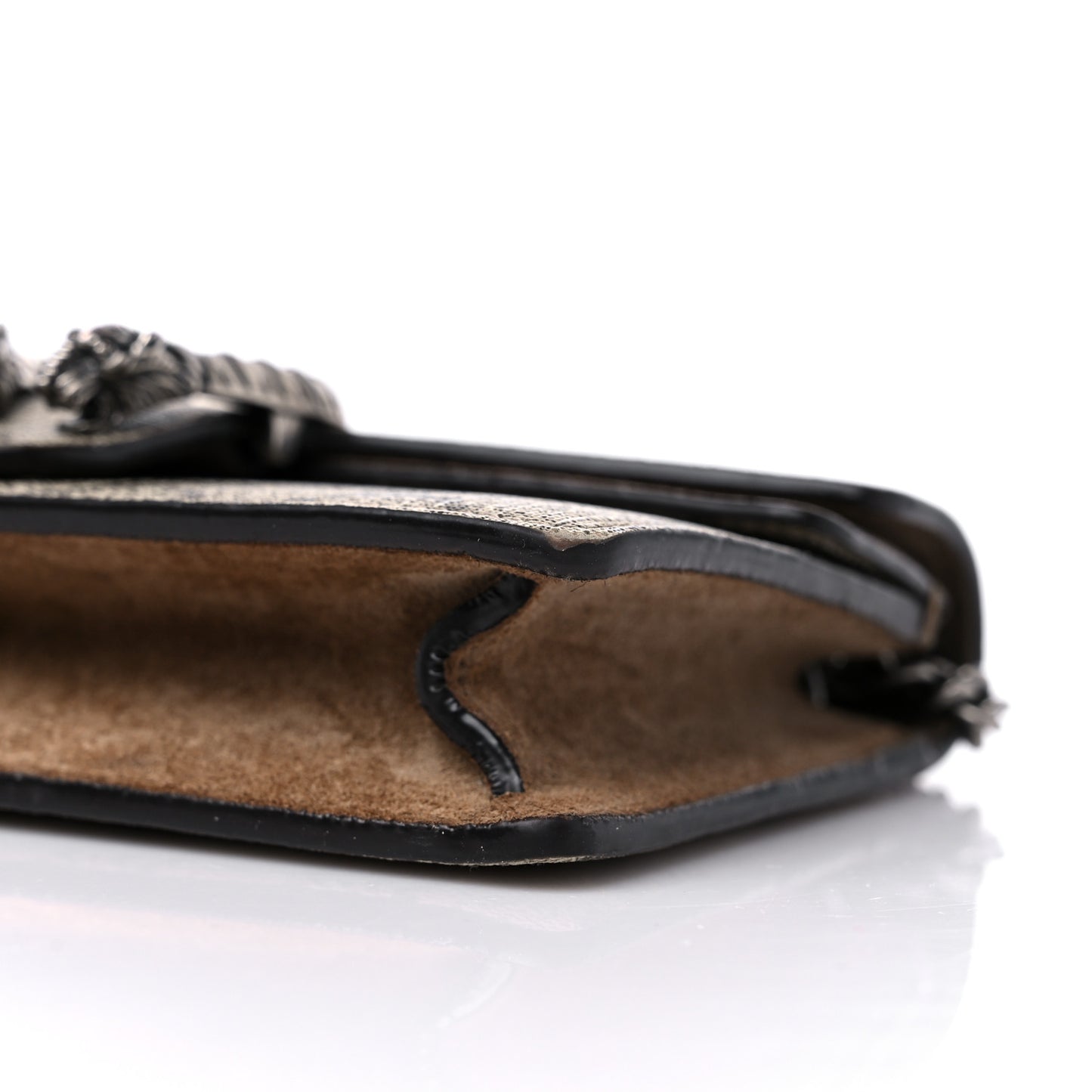 GG Supreme Monogram Super Mini Dionysus Shoulder Bag Taupe