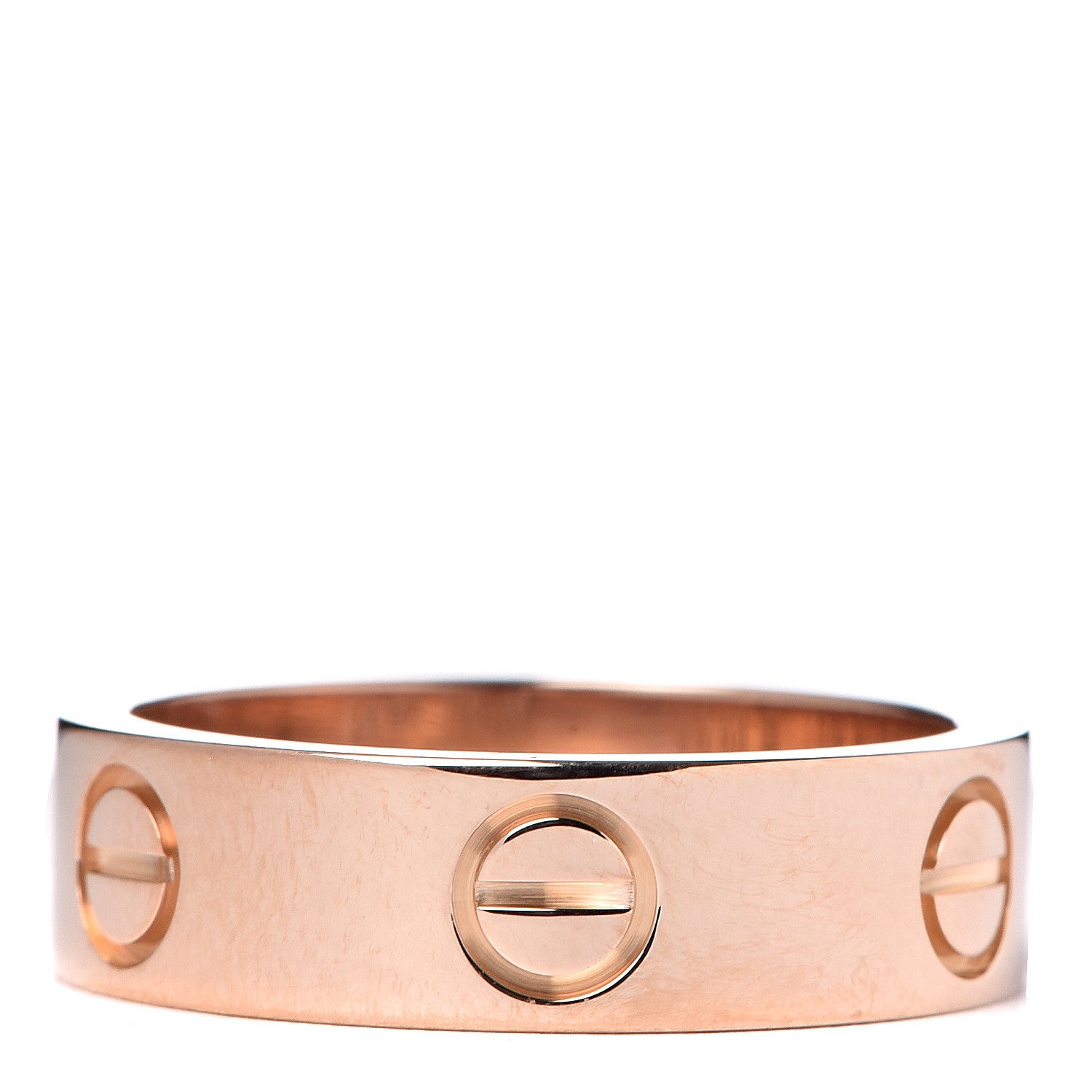 Cartier 18K Pink Gold 5.5mm LOVE Ring 53 6.25 3 of 4