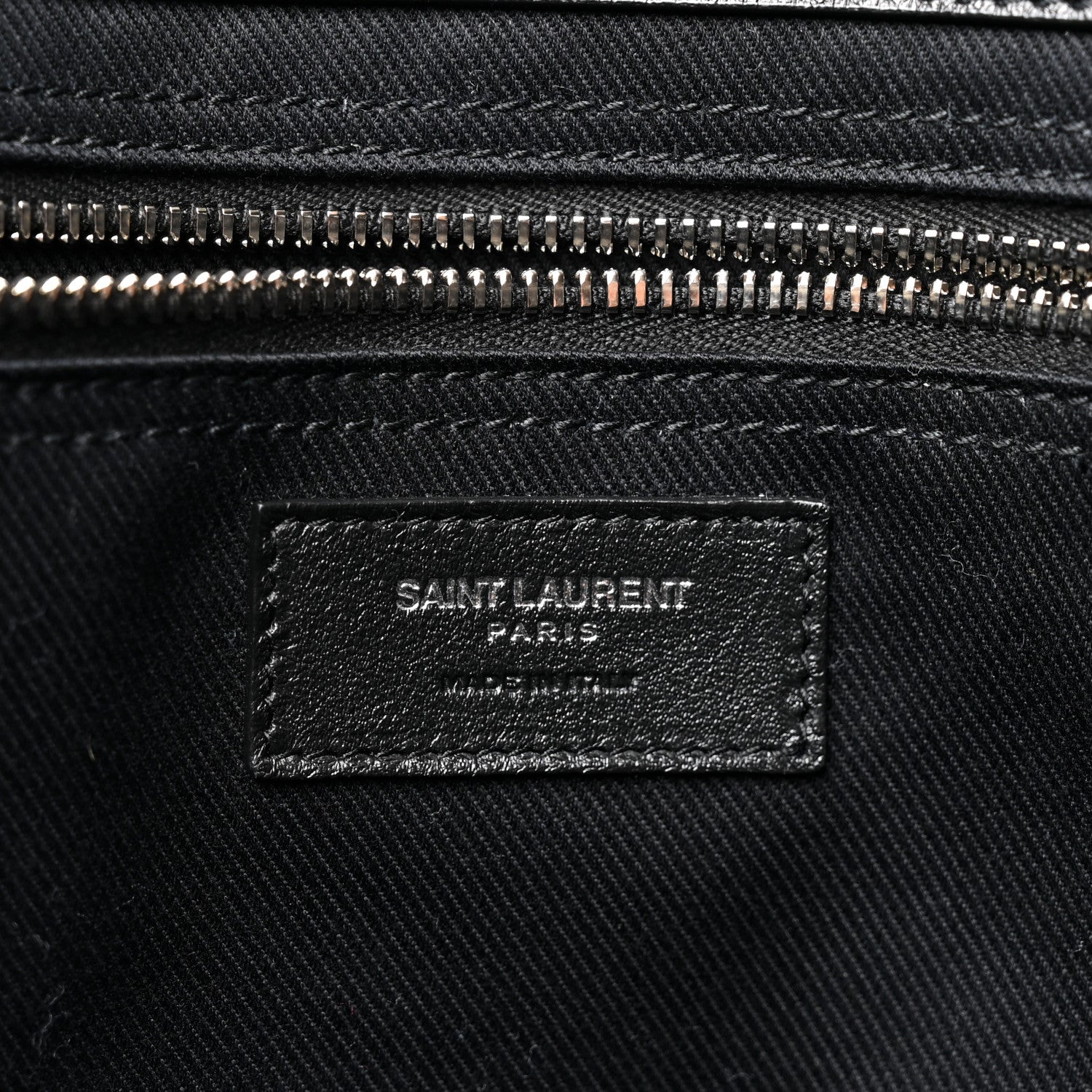 Saint Laurent Vitello Rive Gauche Large Tote Black 6 of 13