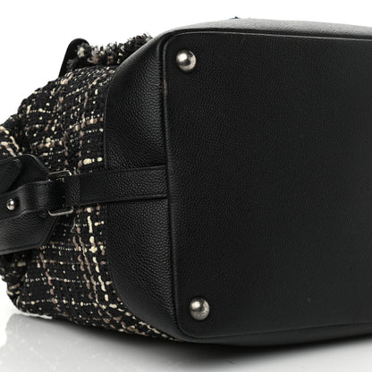 Chanel Tweed Trip Bowling Bag Black 9 of 17