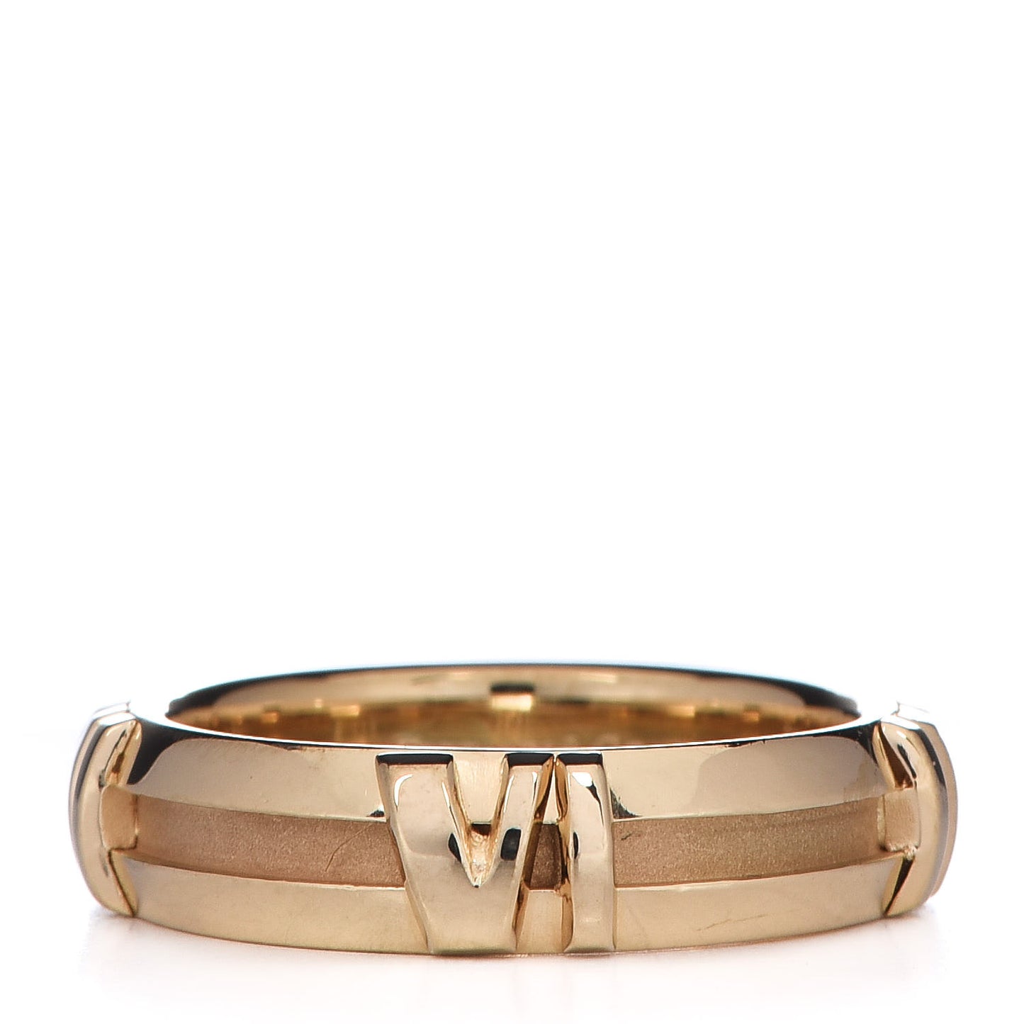 18K Yellow Gold Atlas Band Ring 49 4.75