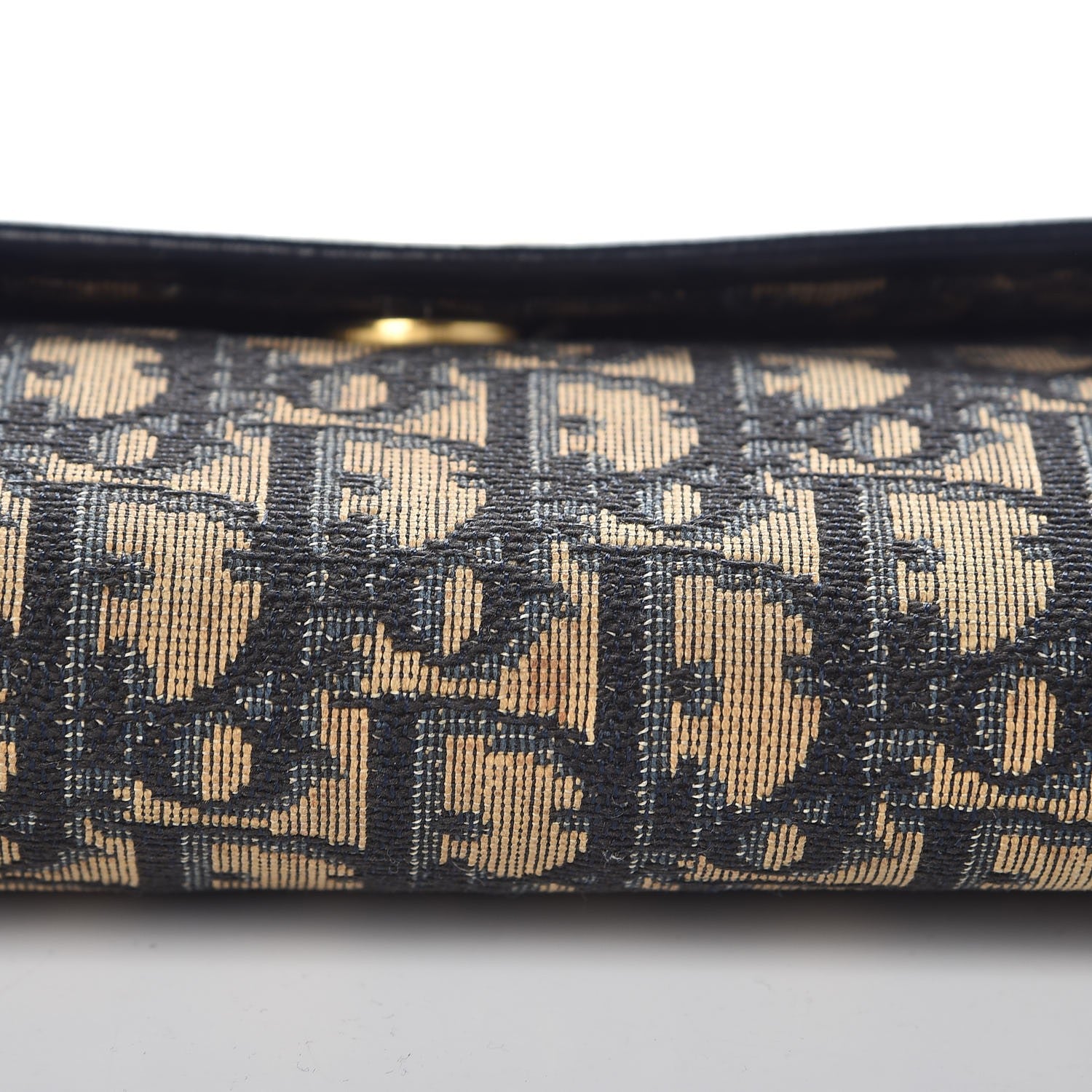 Christian Dior Monogram Convertible Clutch Navy Blue 9 of 10