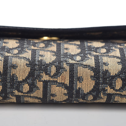 Christian Dior Monogram Convertible Clutch Navy Blue 9 of 10