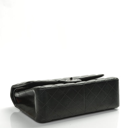 Chanel Lambskin Quilted Jumbo Double Flap Black 4 of 8