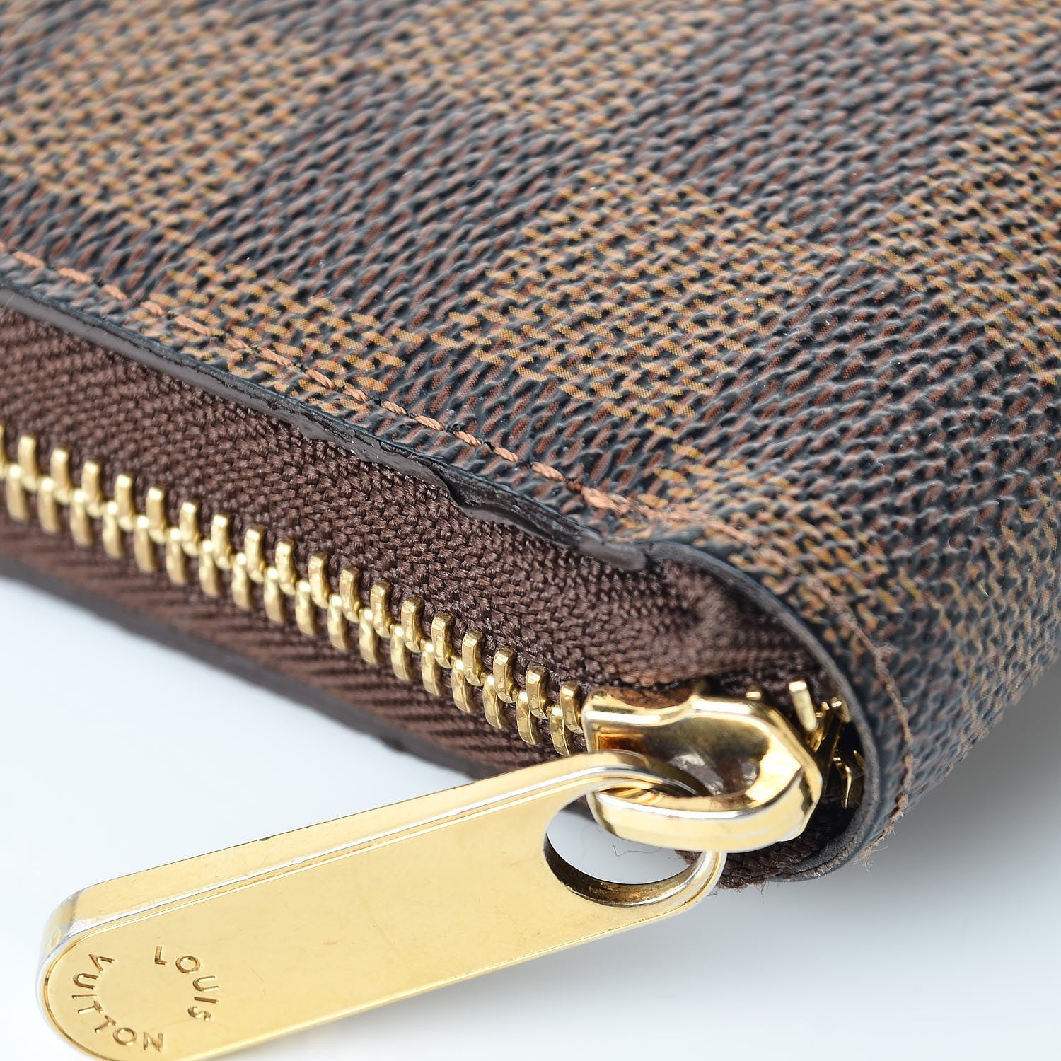 Louis Vuitton Damier Ebene Zippy Wallet 8 of 9
