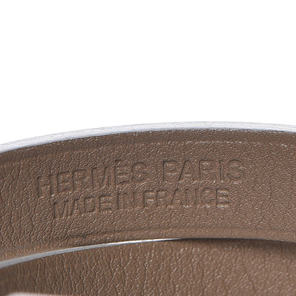 Hermes Swift Medor Infini Bracelet T2 Blanc White Etoupe 5 of 6