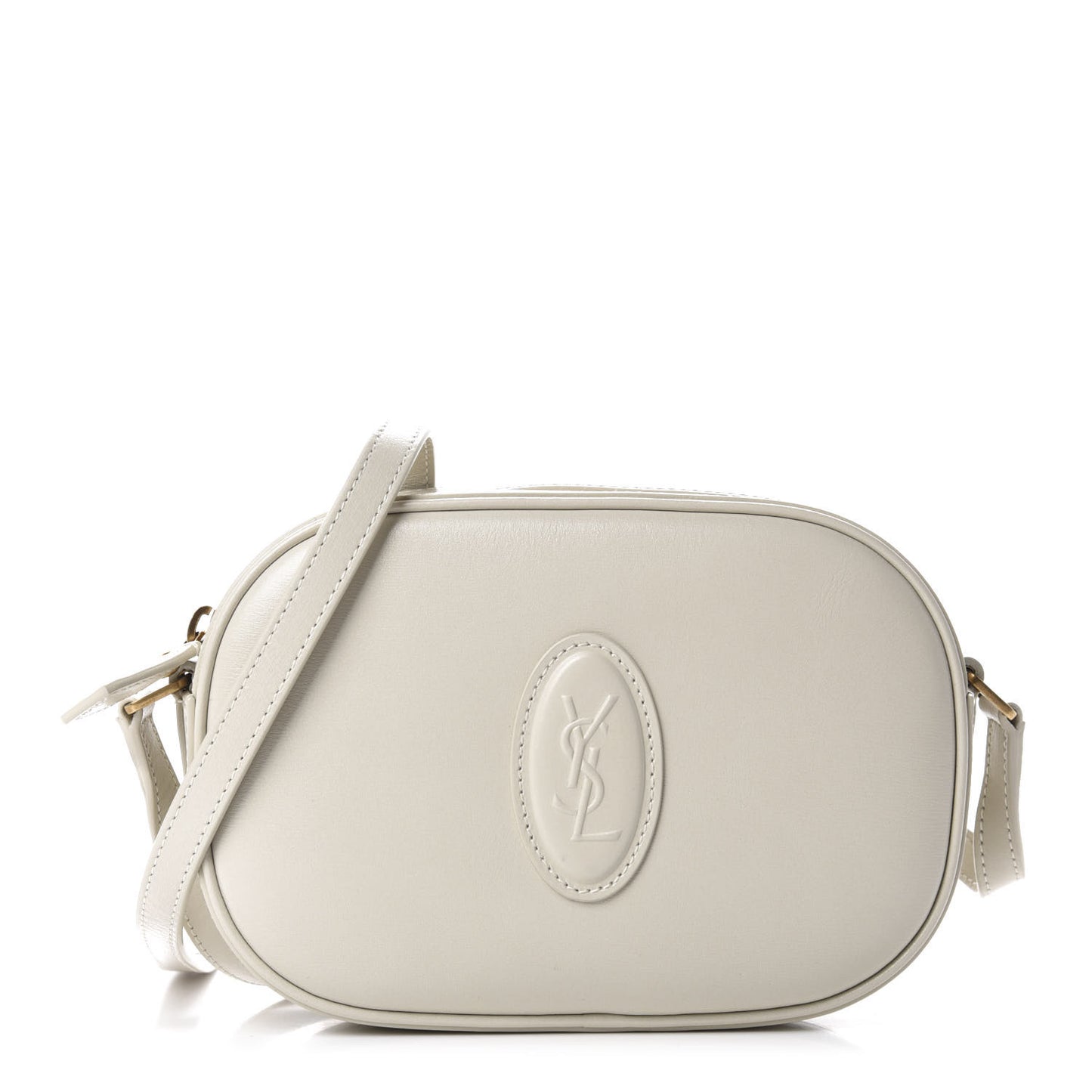 Calfskin Le 61 Camera Bag White