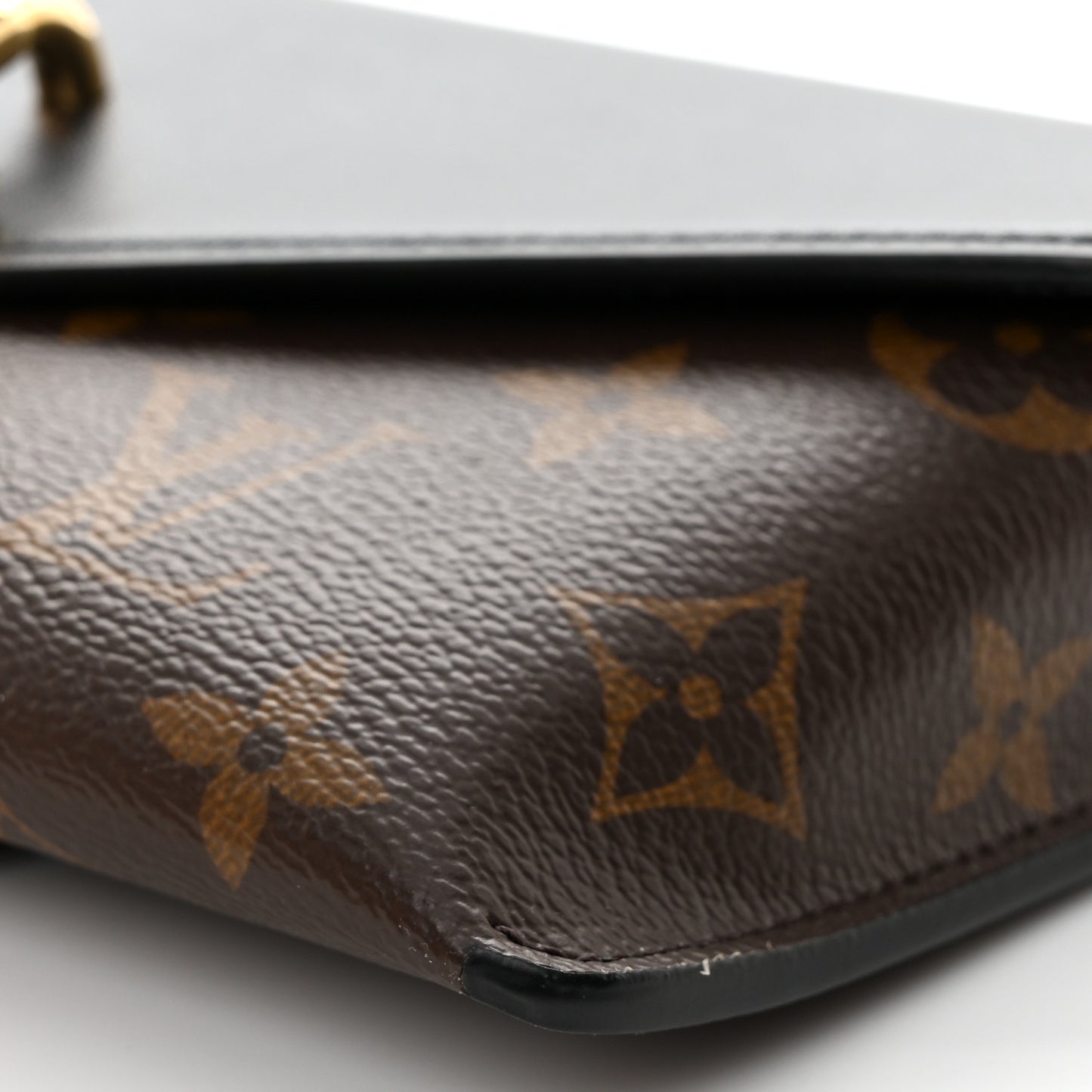 Monogram Padlock On Strap Black