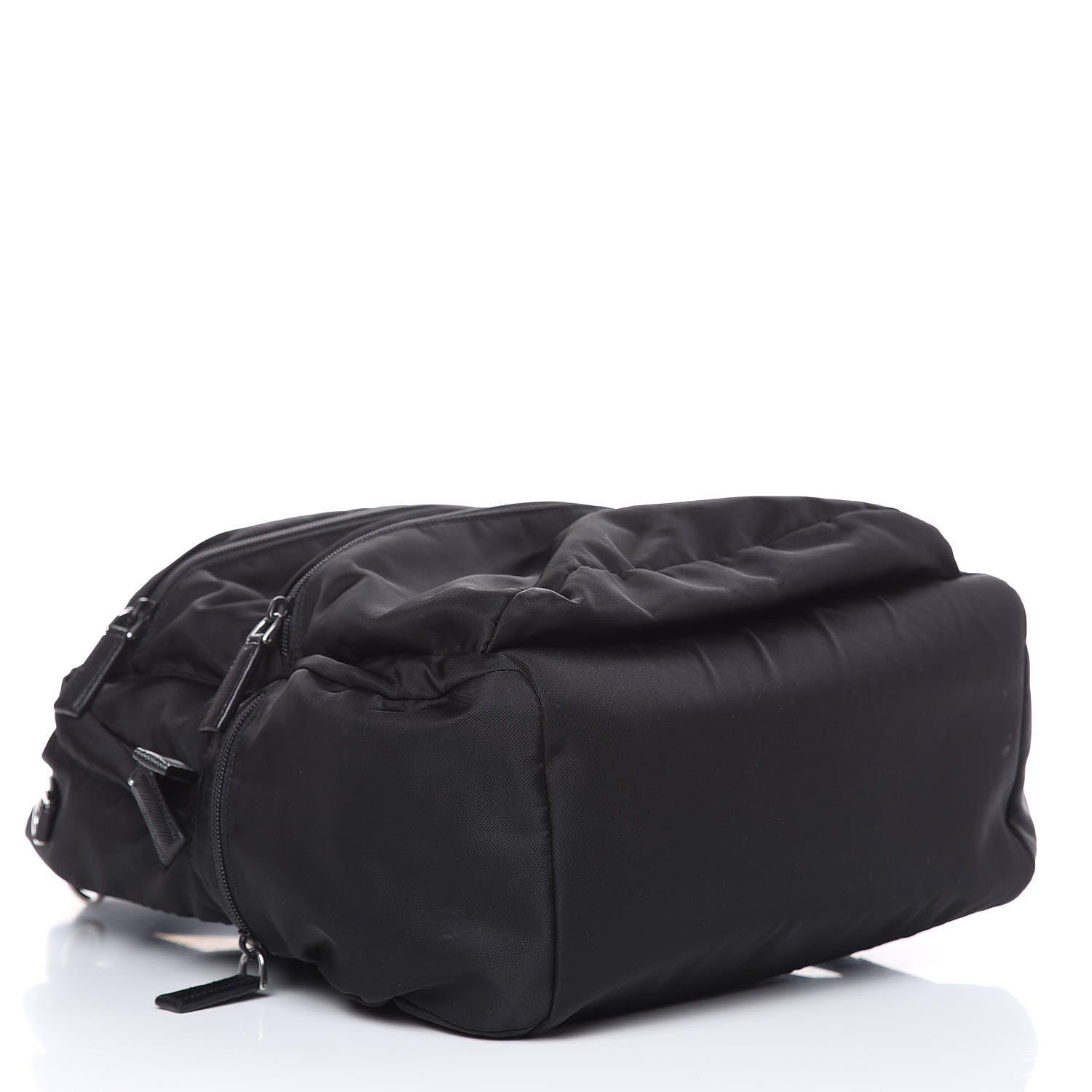 Prada Nylon Montagna Saffiano Day Backpack Black 4 of 10