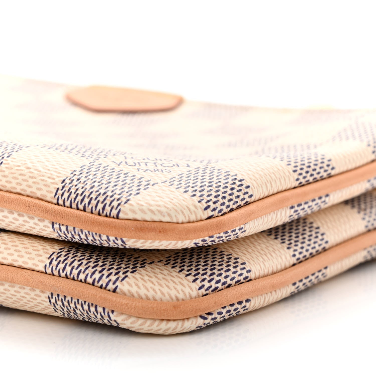 Louis Vuitton Damier Azur Double Zip Pochette 10 of 13