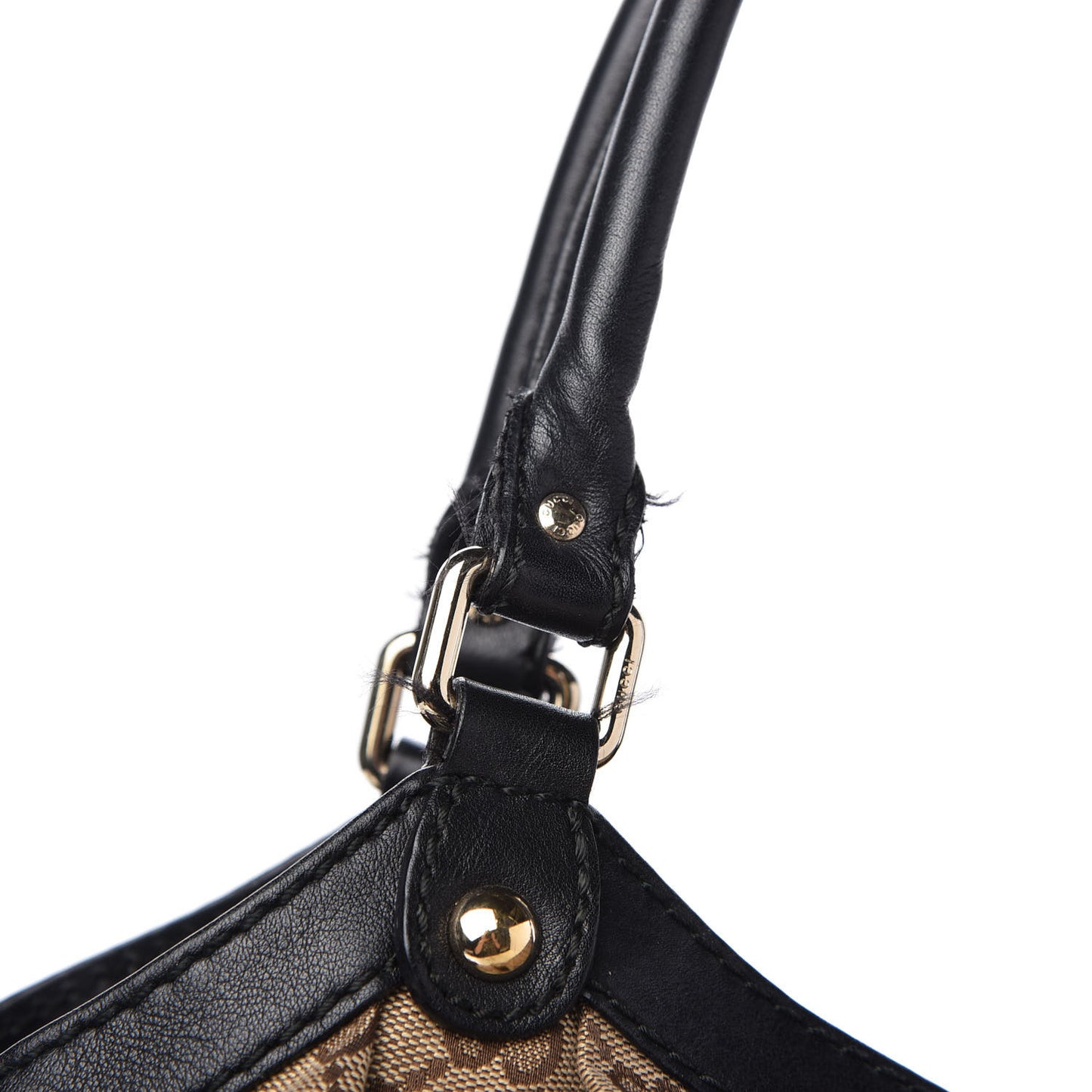 Monogram Large Sukey Tote Beige Ebony Black