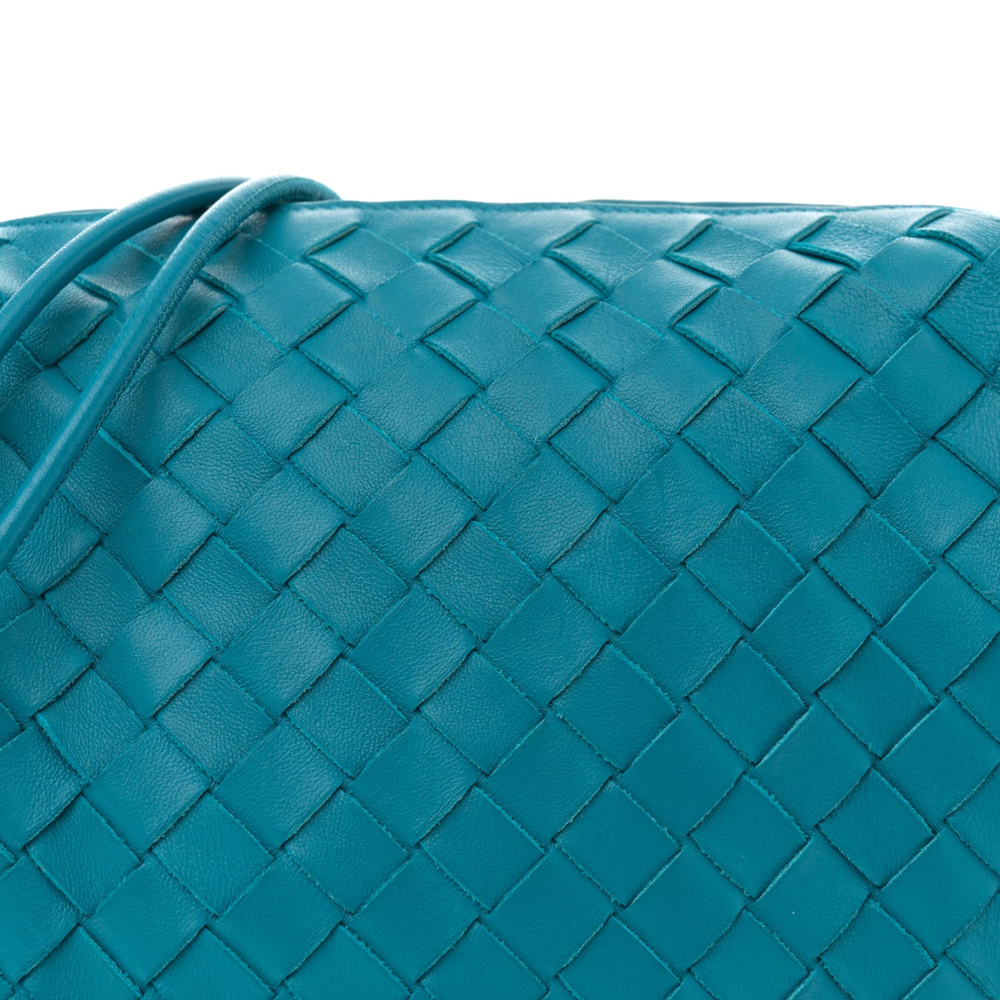 Nappa Intrecciato Medium Loop Camera Bag Pool