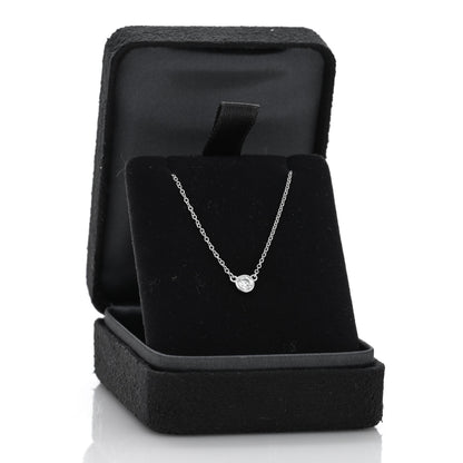 Tiffany Platinum Diamond .22ct Elsa Peretti Diamonds By The Yard Pendant Necklace 5 of 5