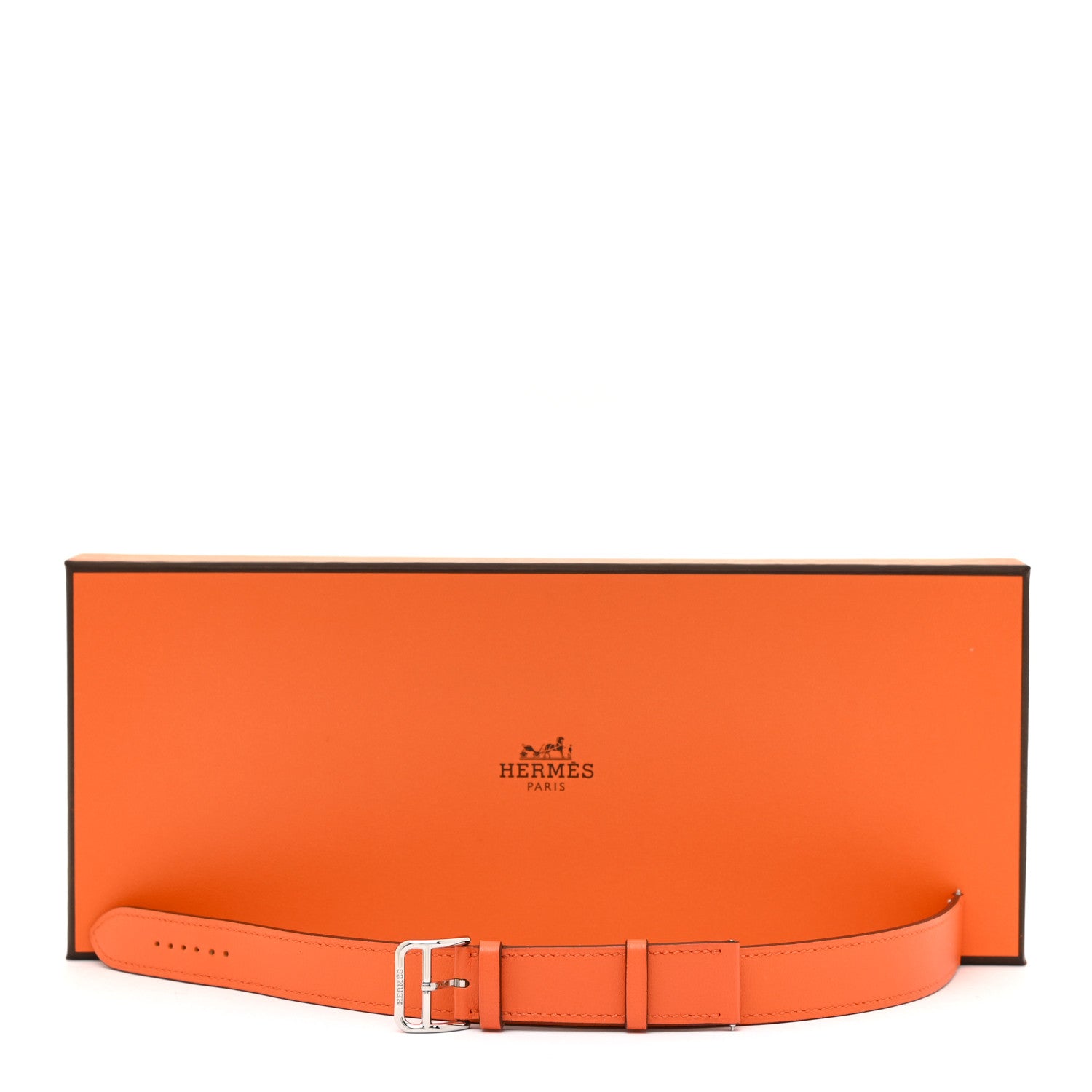 Hermes Swift 29mm Cape Cod Watch Strap Orange 7 of 7
