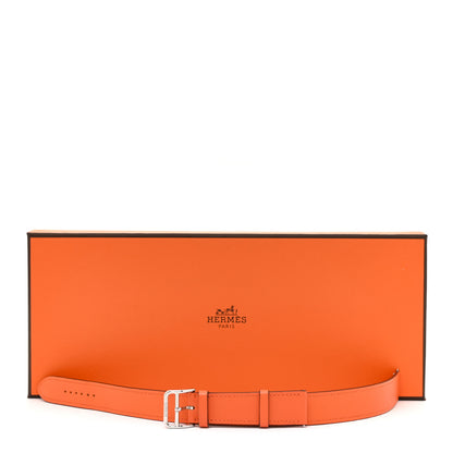 Hermes Swift 29mm Cape Cod Watch Strap Orange 7 of 7