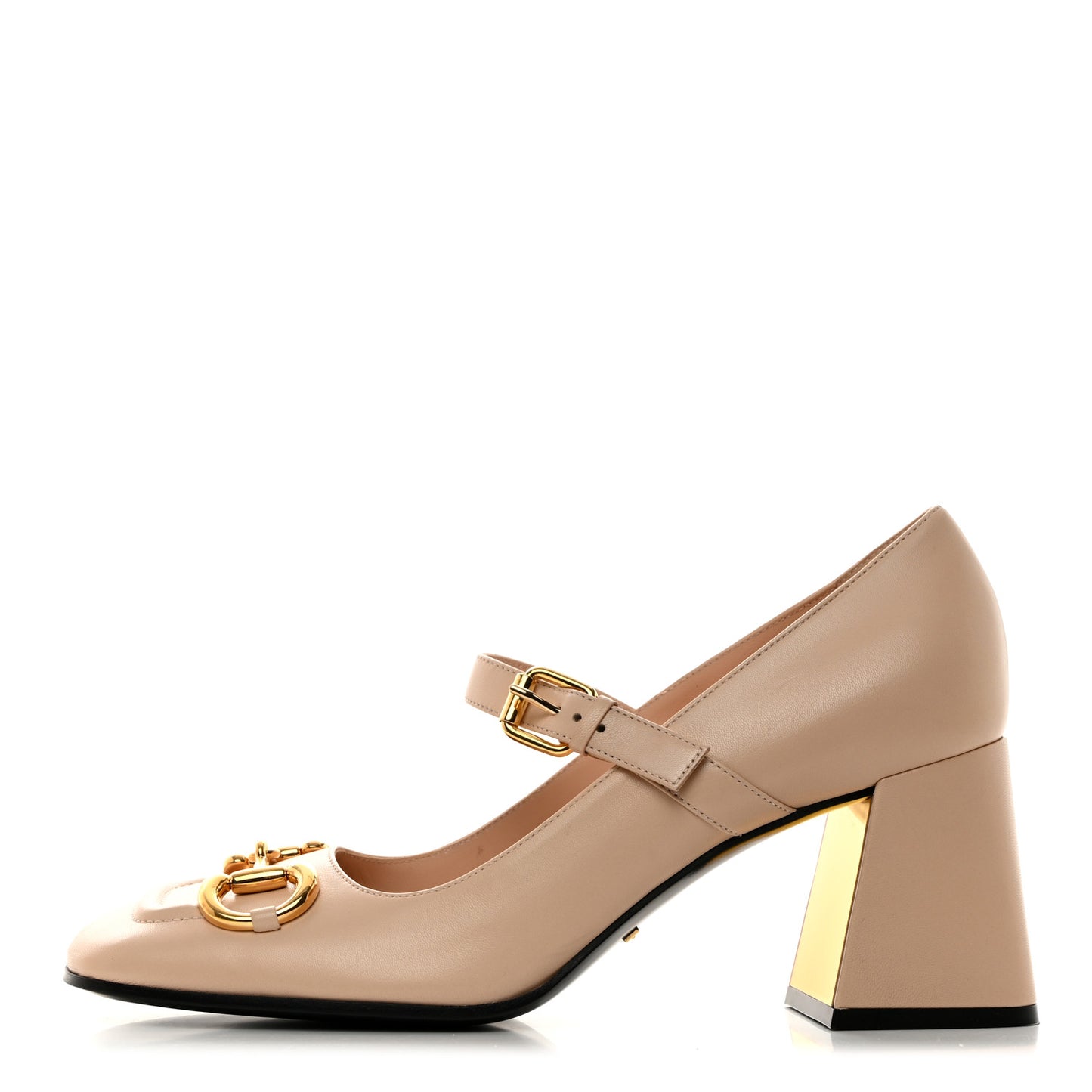 Malaga Kid Womens Horsebit Mid-Heel Mary Jane Pumps 41 Skin Rose