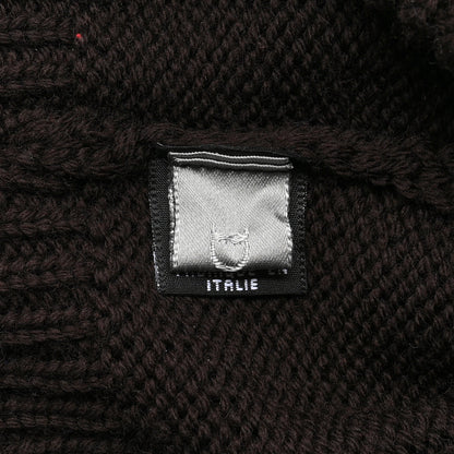 Christian Dior Wool Knit Beanie Dark Brown 4 of 5