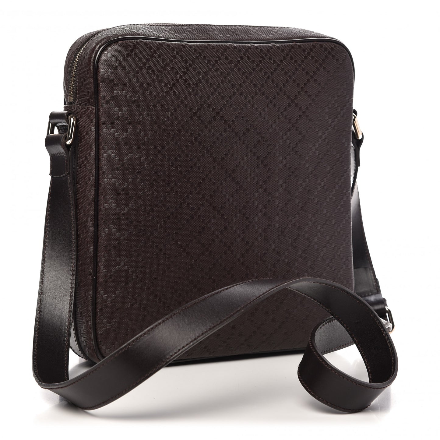 Bright Diamante Medium Messenger Bag Testa di Moro