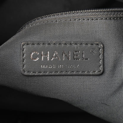 Chanel Caviar Quilted Medium Elastic Shopping Tote Black 6 of 10