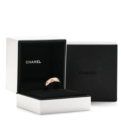 Chanel 18K Beige Gold Small Coco Crush Ring 58 8.5 7 of 7