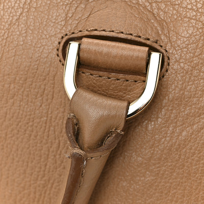 Mulberry Glossy Goatskin Medium Del Rey Satchel Fudge 16 of 16