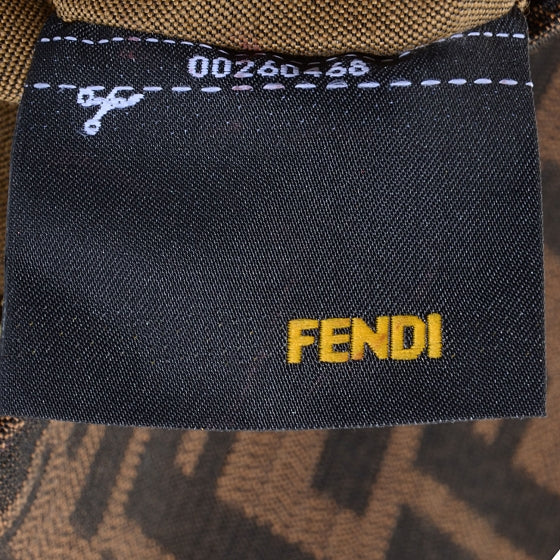 Fendi Zucca Vitello Medium Chef Shopping Tote Tobacco Moro 8 of 13