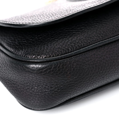 Gucci Pebbled Calfskin Medium Soho Flap Crossbody Black 9 of 23