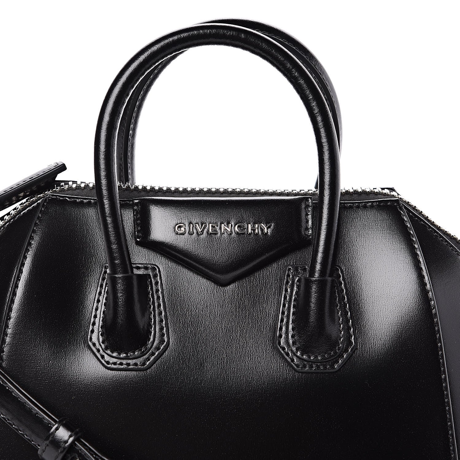 Givenchy Shiny Lord Calfskin Mini Antigona Black 10 of 10