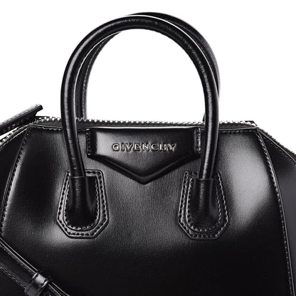 Givenchy Shiny Lord Calfskin Mini Antigona Black 10 of 10