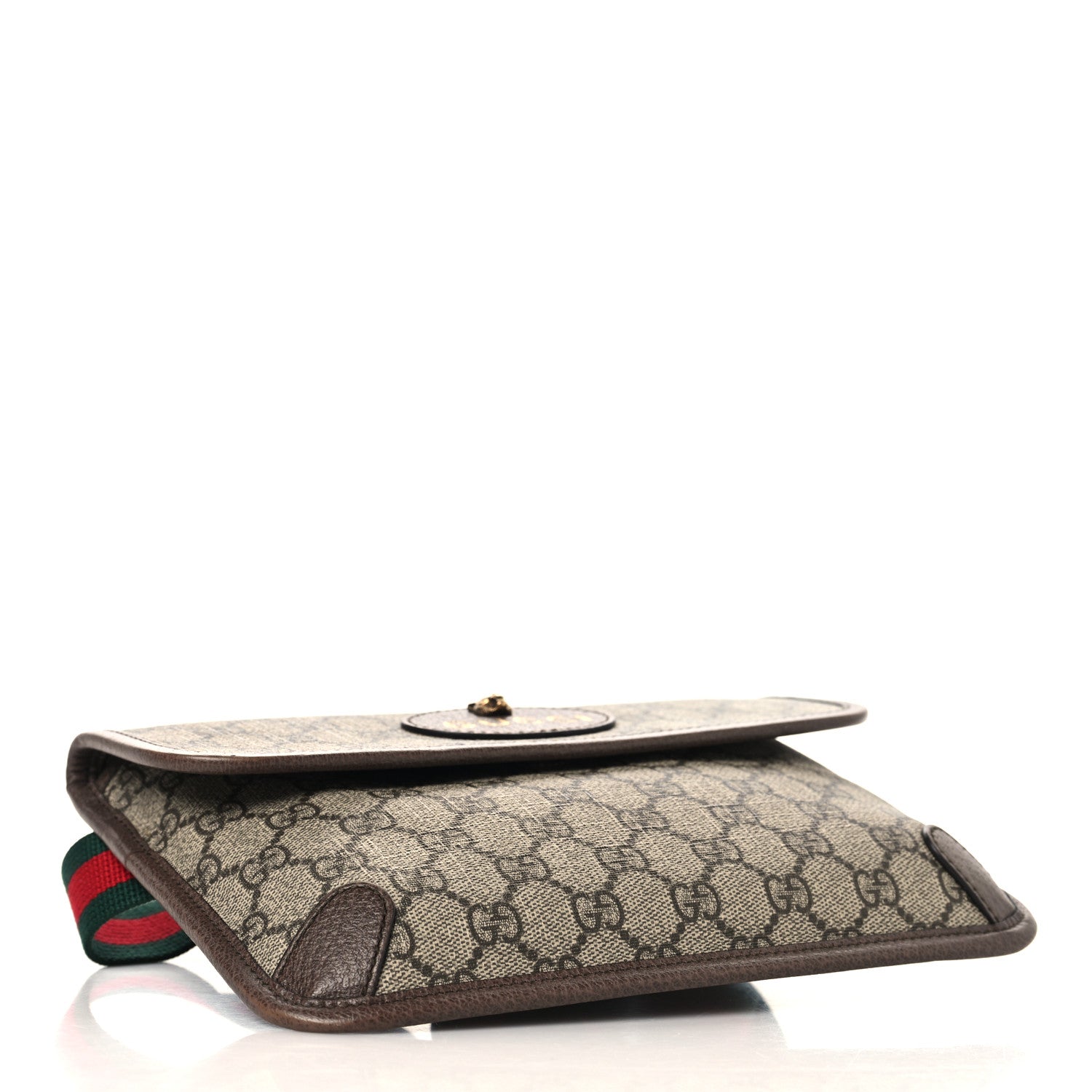 Gucci GG Supreme Monogram Neo Vintage Web Belt Bag Brown 4 of 10
