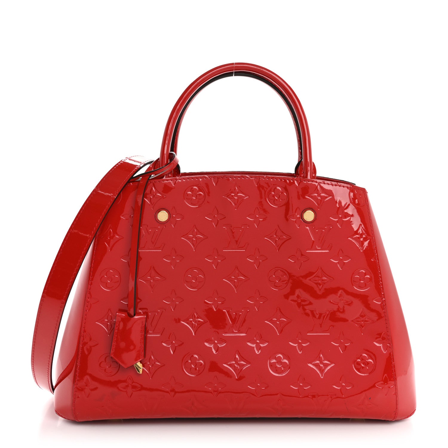 Louis Vuitton Vernis Montaigne MM Cherry 1 of 13