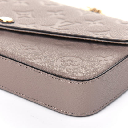Louis Vuitton Empreinte Pochette Felicie Chain Wallet Tourterelle 11 of 14