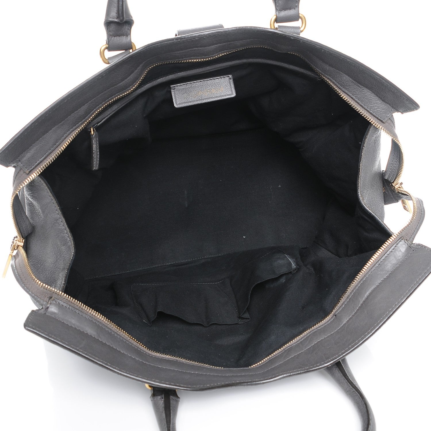 Saint Laurent Sheepskin Large Cabas ChYc Grey 5 of 8